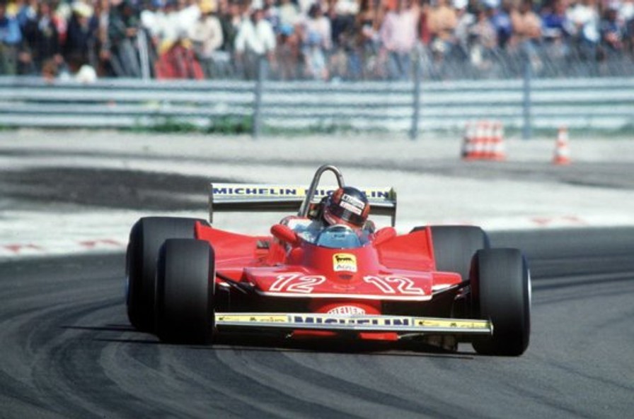 Gilles Villeneuve su Ferrari 312 T4 nel 1979 Gilles Villeneuve su Ferrari 312 T4 nel 1979