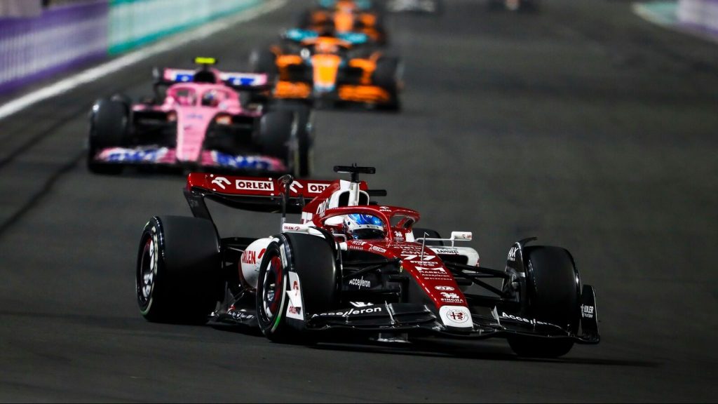 Alfa Romeo Bottas Zhou | F1 2022 Jeddah GP - retired