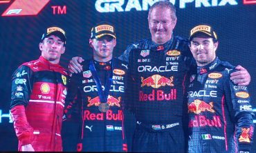 F.1 GP ABU DHABI Verstappen Leclerc Perez un podio come la stagione