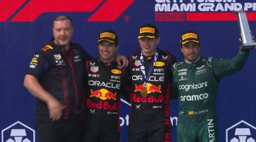 F.1 GP USA MIAMI Verstappen Perez doppietta Red Bull su Alonso Ferrari deludente
