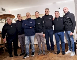 Il direttivo Porto Cervo Racing_Da sx Dino Caragliu, Lirio Baglio, Vanni Pileri, Mauro Atzei, Gianni Coda, Sergio Deiana e Paolo Fiori