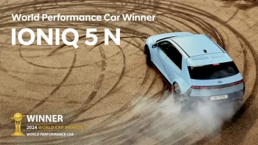 (Image) Hyundai IONIQ 5 N Charges On With 2024 World Performance Car Award Victory