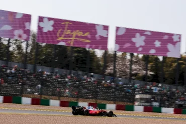 F1 GP GIAPPONE Seconda e terza fila Ferrari con Leclerc ed Hamilton 260328_R03_GIAPPONE_DP_EA024509