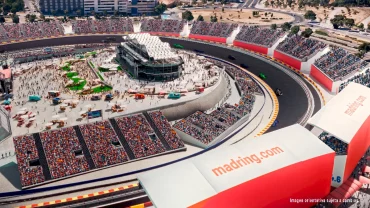 F1 Il Madring presenta il rendering del Gp di Spagna YDRAY-Monumental