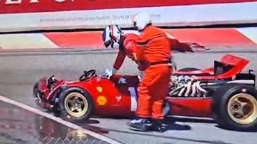 F1 Gp Monaco Historique Alesi a muro durante le Fp1 bum 1