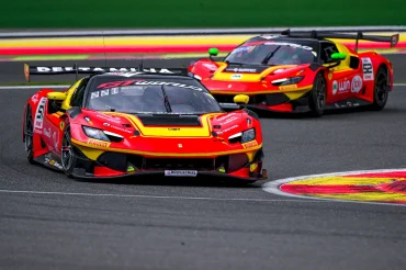 GT WORLD CHALLENGE EUROPE: Otto Ferrari 296 GT3 Evo alla 24 Ore di Spa Rovera_Nielsen_Mosca_11_header_high